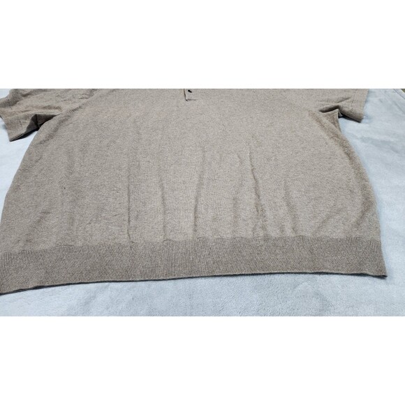 Hawker Rye Men's 3XL Brown Heathered Sweatshirt Polo NWT - Picture 4 of 10